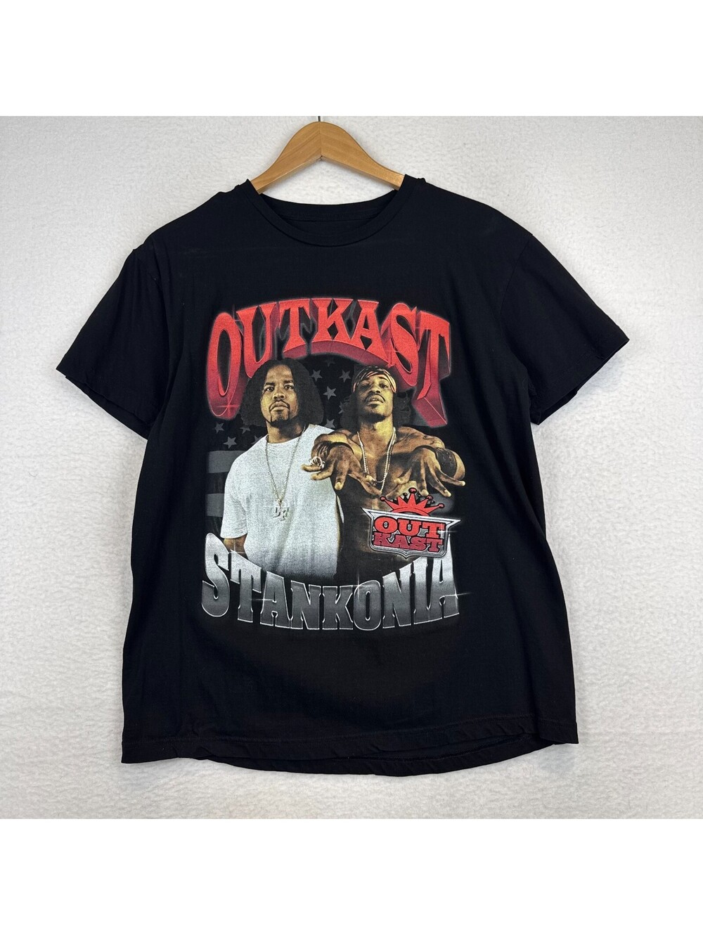 Outkast Stanktonia Shirt Size Large Modern Print Andre 3000 Big Boi Rap Hip Hop